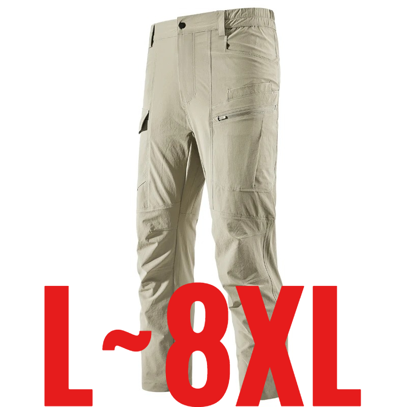 Summer Hiking Clothing - Мужские повседневные брюки больших размеров 8XL