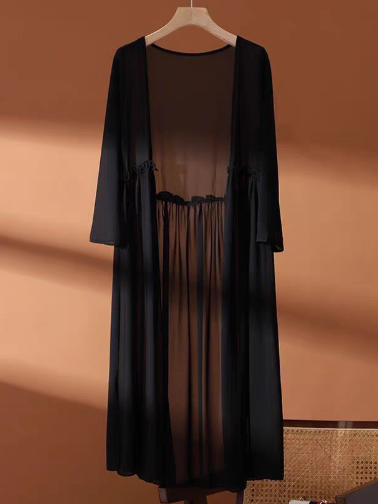 Yours Summer Clothing - Летняя солнцезащитная одежда: длинный кардиган, корейская