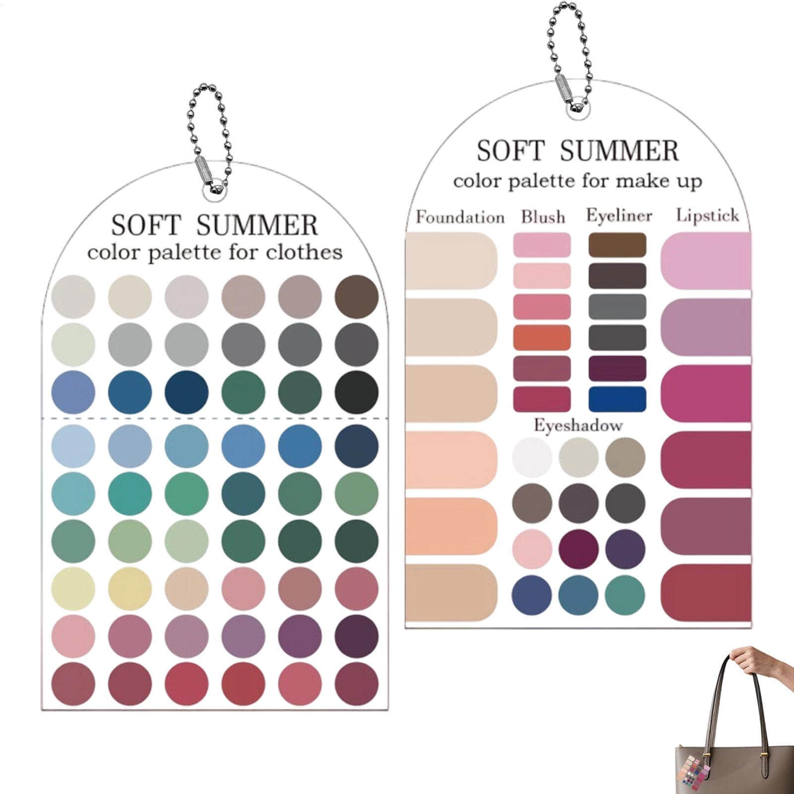 Summer Clothing Color Palette - Набор из 2 акриловых палитр: мягкие