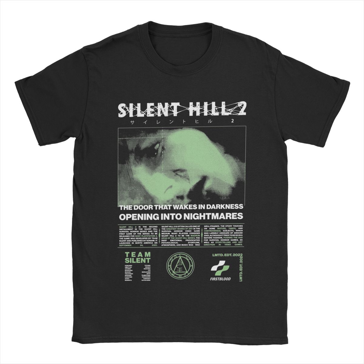 Summer Hill Clothing - Мужские футболки Silent Hill 2, хлопковая
