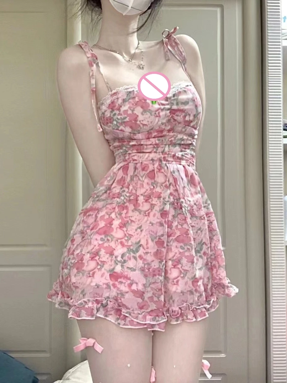 Summer Clothing Zara - Новинка, Платья с цветочным принтом, короткое