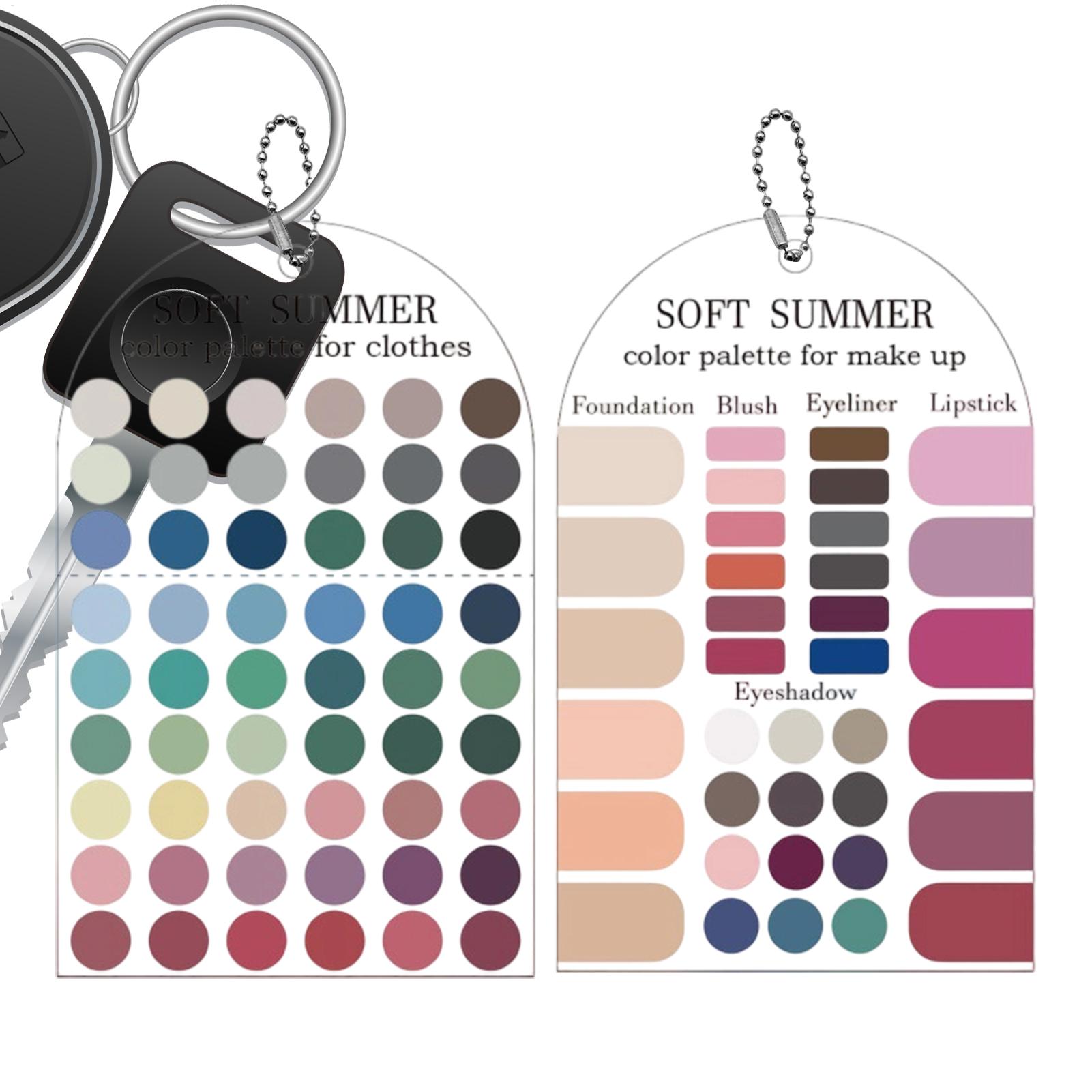 Summer Clothing Color Palette - Набор из 2 акриловых палитр: мягкие