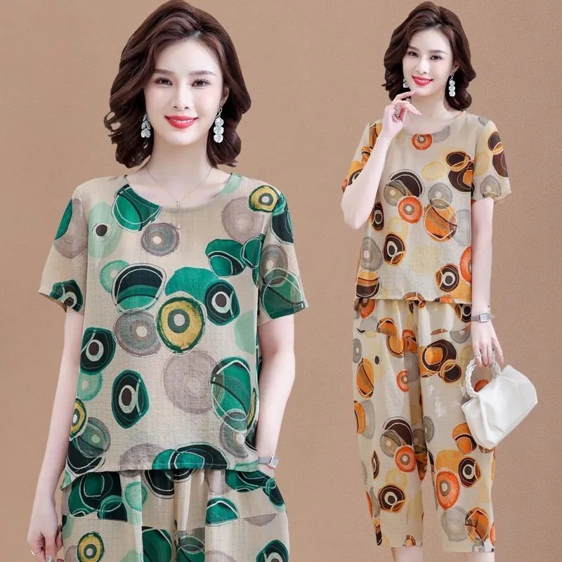 Summer Clothing Linen - Новые летние комплекты из футболки с