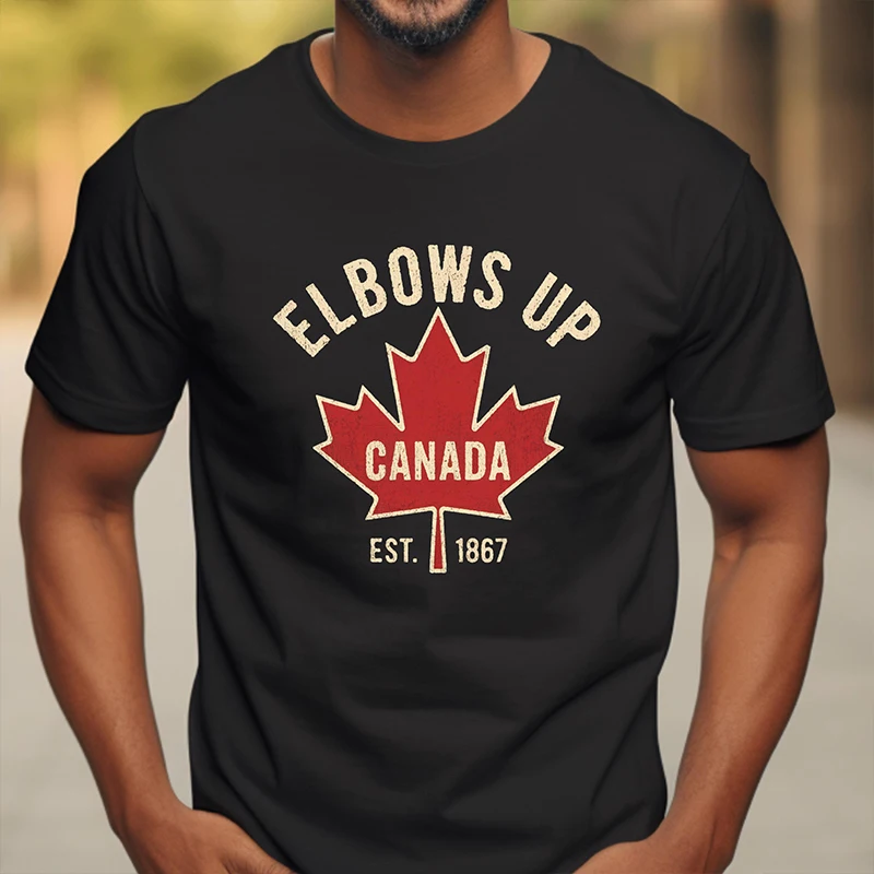 Summer Clothing Women Canada - Футболка Elbows Up Canada для мужчин