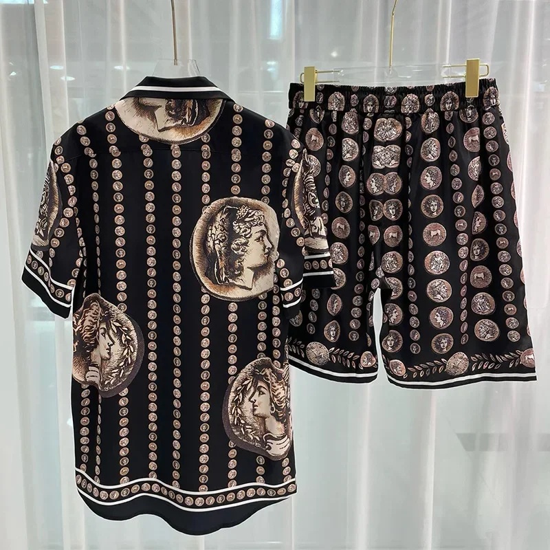 Summer Clothing Beach - Мужской комплект одежды Royal Luxury: винтажная