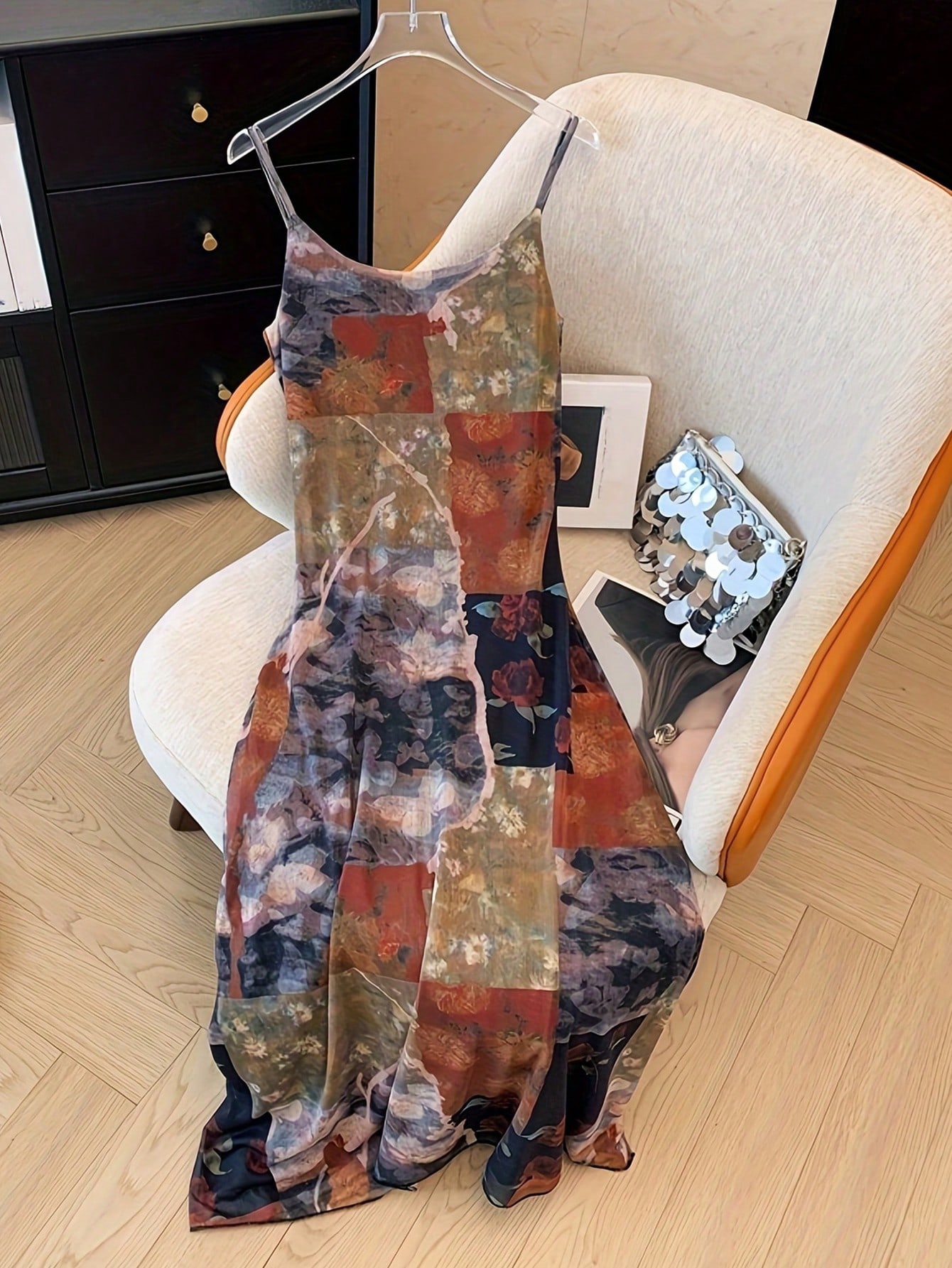 Женское винтажное платье-миди  – обзор и цена Sundress Midi Floral
