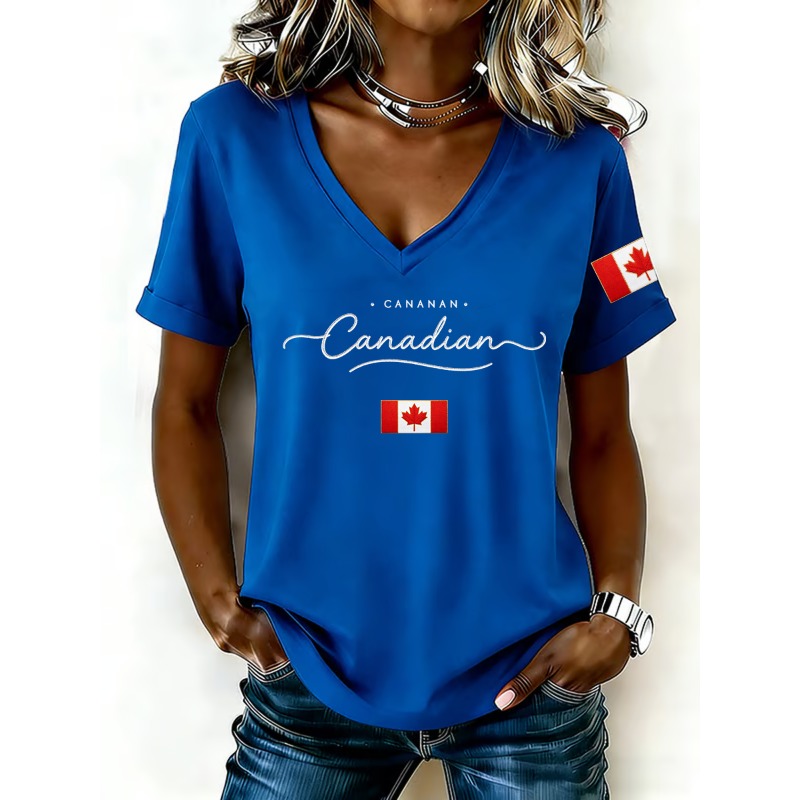 Женские футболки с принтом нац – обзор и цена Summer Clothing Women Canada