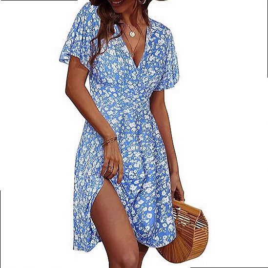 Женское летнее платье-сарафан  – обзор и цена Sundress Midi Floral