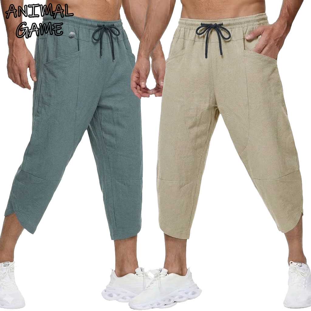 Летние мужские льняные повседн – обзор и цена Summer Hiking Clothing