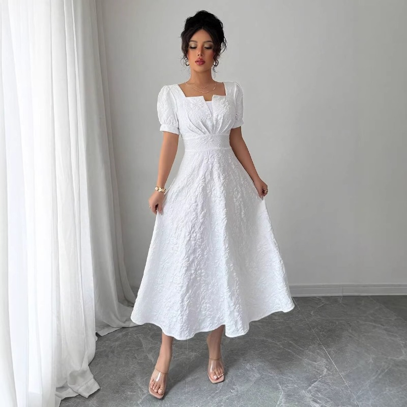 Женское белое платье миди с ти – обзор и цена Sundress Midi Floral