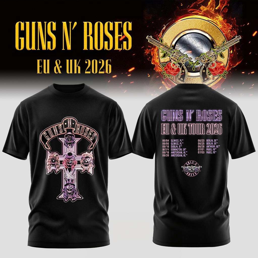 Футболка с принтом Guns N Rose – обзор и цена Summer Rose Clothing