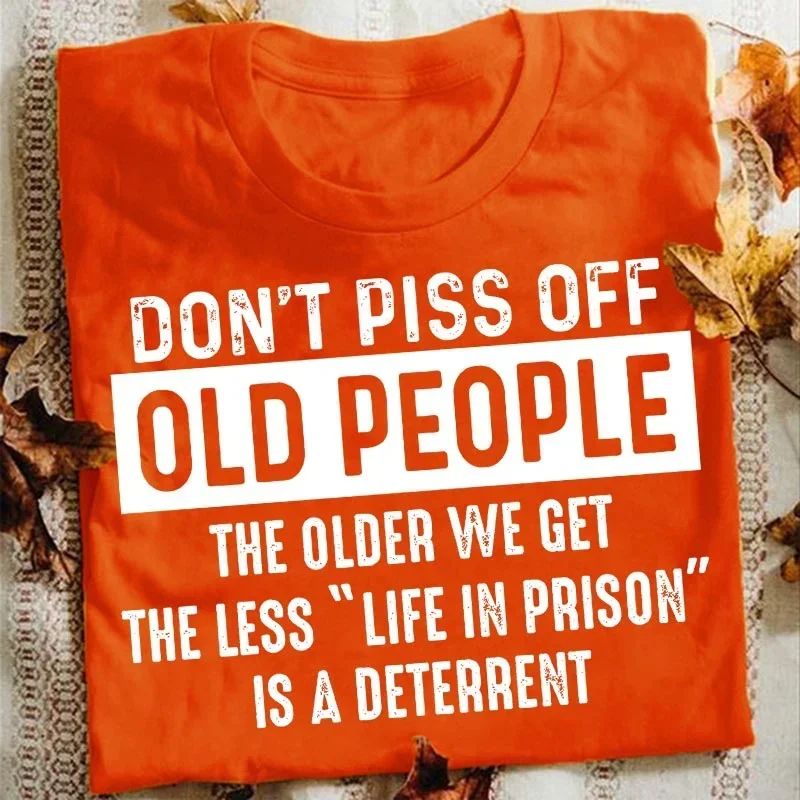 Dont Piss Off Old People Забав – обзор и цена Summer Clothing Old Money
