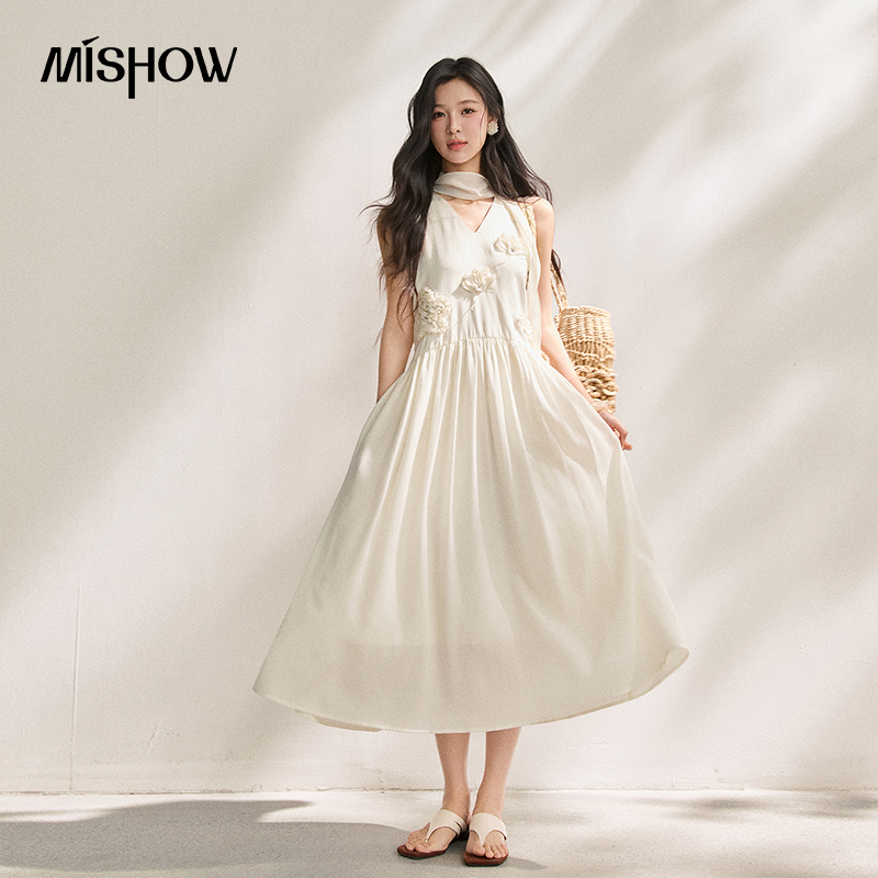 Женское платье MISHOW из лиоце – обзор и цена Sundress Midi Floral