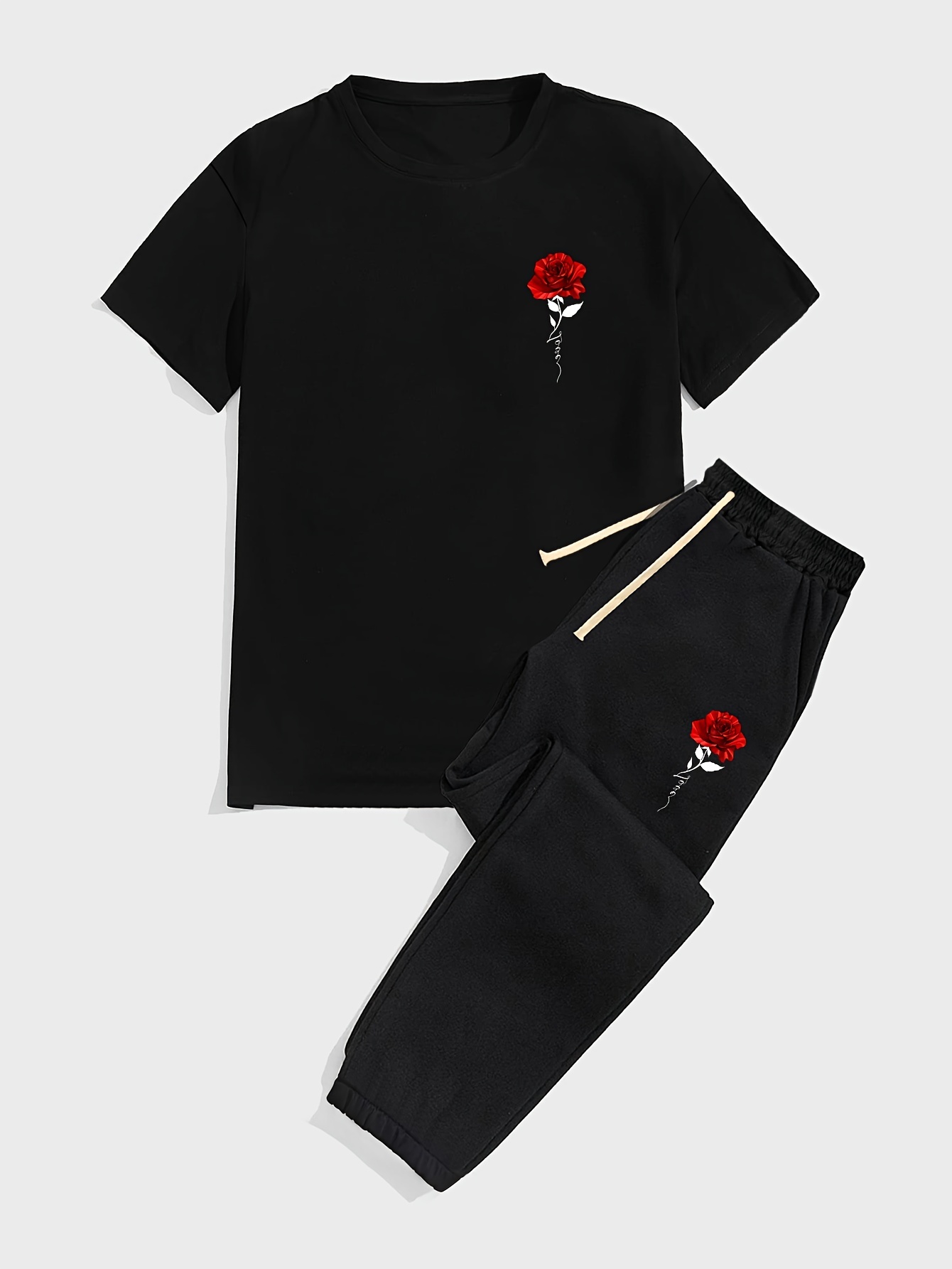 Мужская мода, новая летняя дыш – обзор и цена Summer Rose Clothing