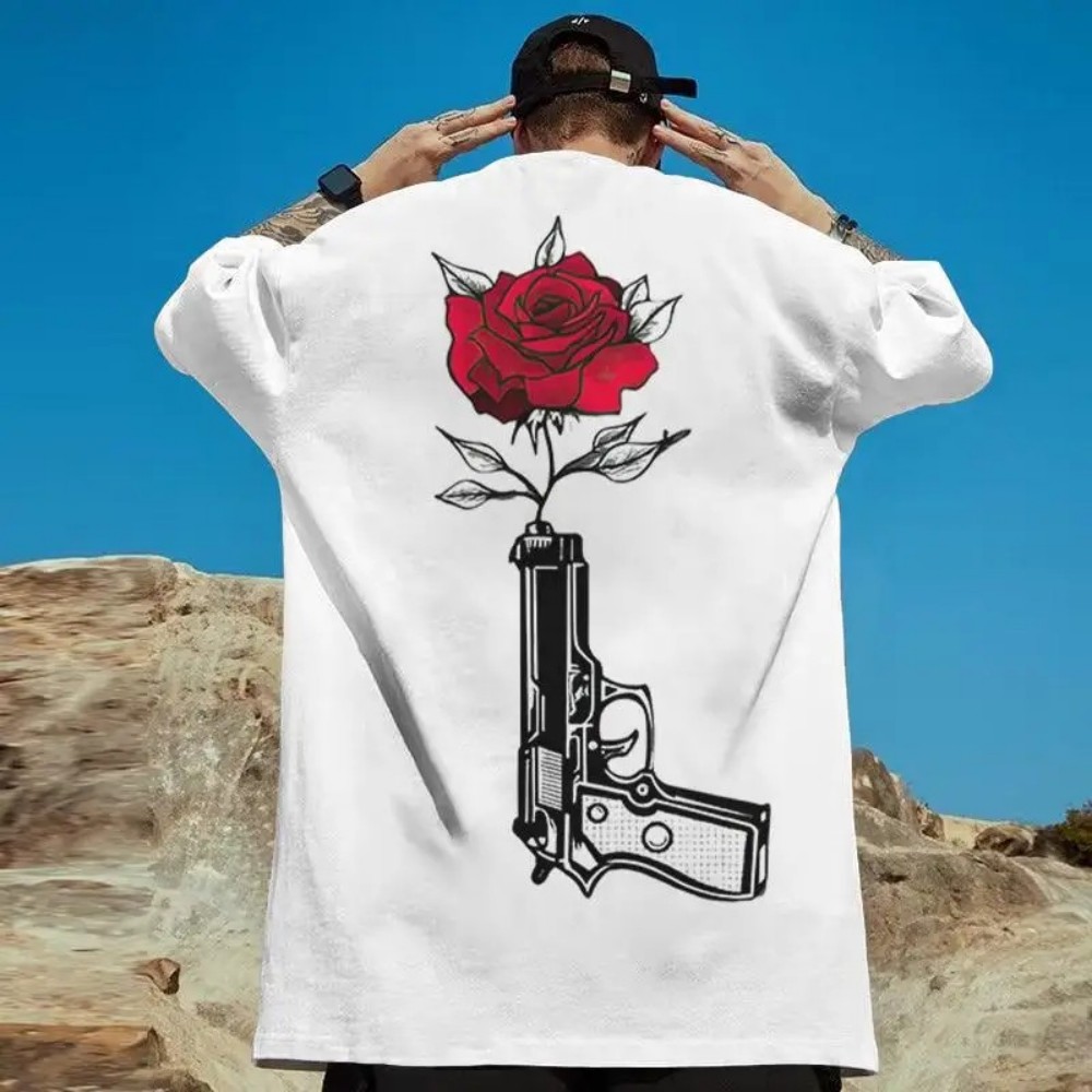 Мужская футболка Harajuku с 3D – обзор и цена Summer Rose Clothing