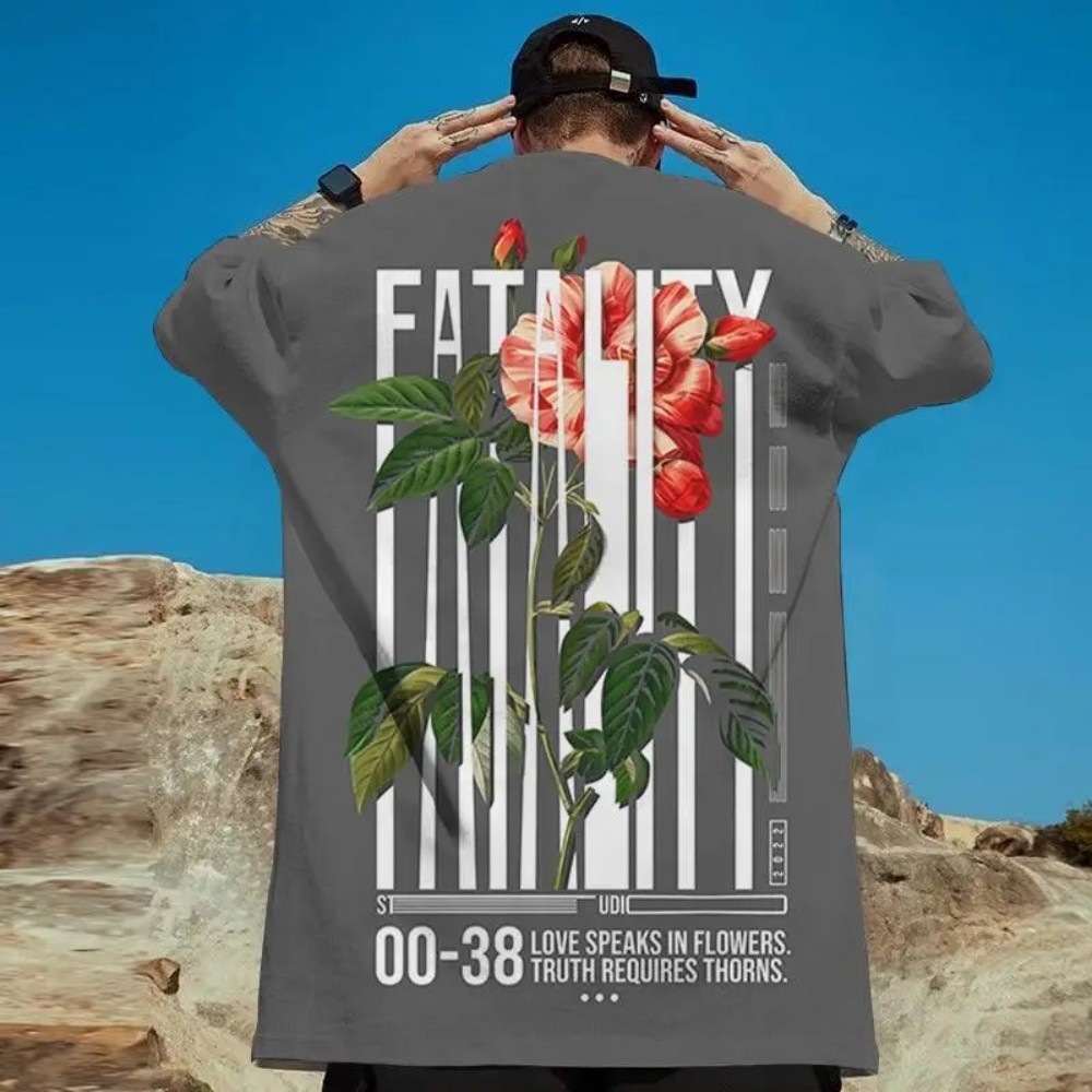 Мужская футболка Harajuku с 3D – обзор и цена Summer Rose Clothing