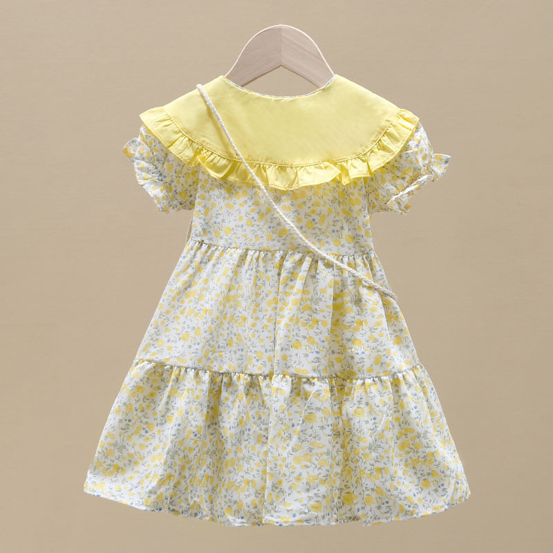 2 шт., летнее желтое Цветочное – обзор и цена Sundress Midi Floral